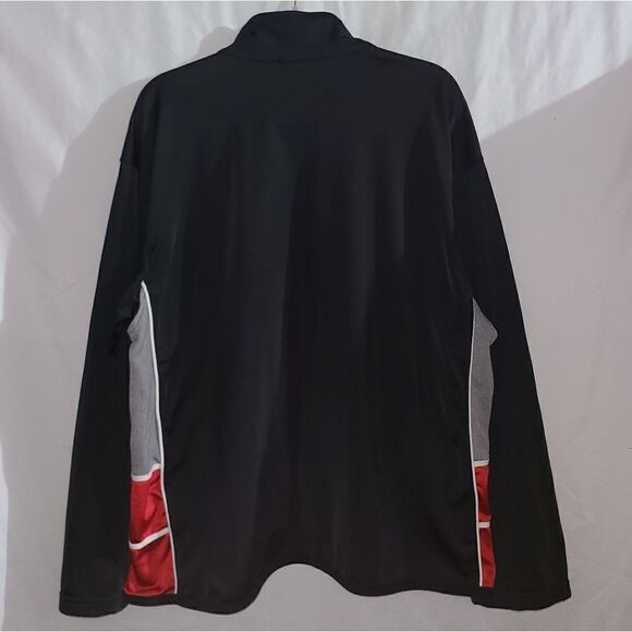 Nike Basketball Black Red Full Zip Sweater Size M - Picture 7 of 10